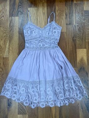 Rue21 Girls Lilac Lace Fit & Flare Dress